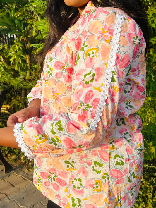 Blossom Breeze Floral Kurti